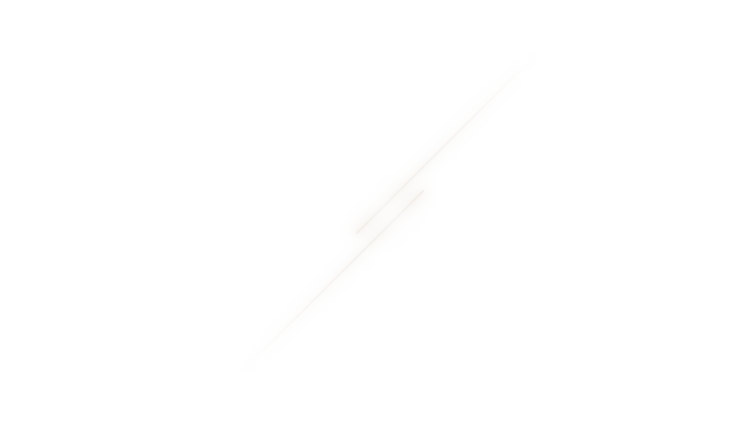 Openbank by Santander Logo und WALL-E Logo, verbunden durch zwei Leuchtstreifen